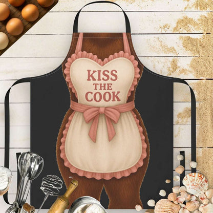 Kiss the Cook Bigfoot Apron