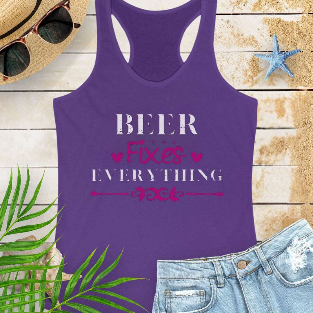 Beer Fixes Everything Women's Tank Top