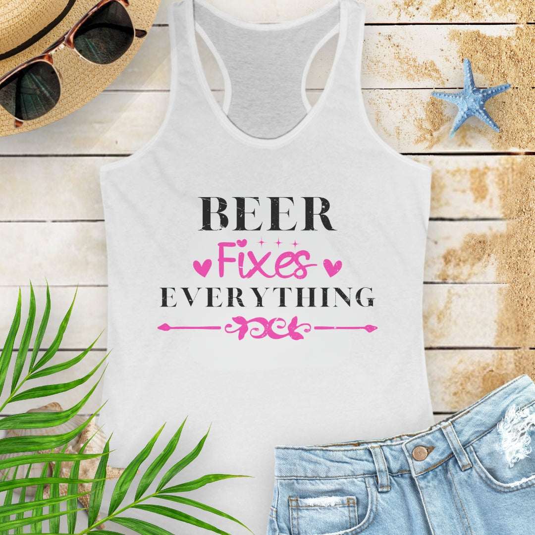 Beer Fixes Everything Women's Tank Top