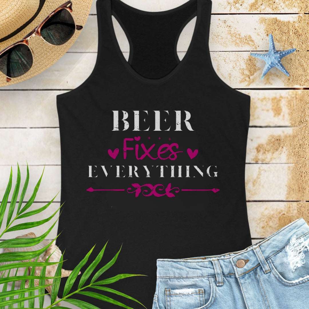 Beer Fixes Everything Women's Tank Top