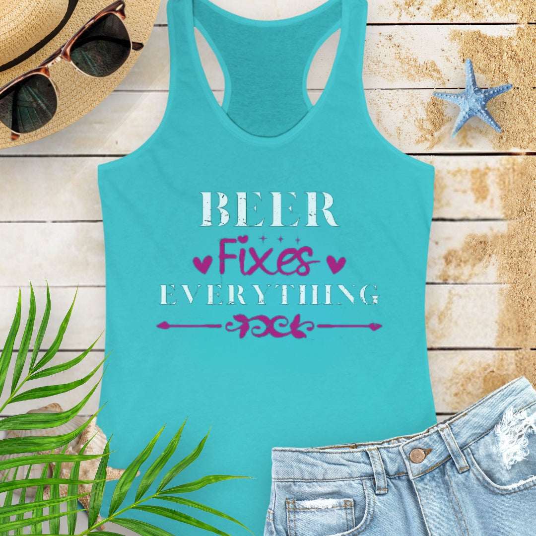 Beer Fixes Everything Women's Tank Top