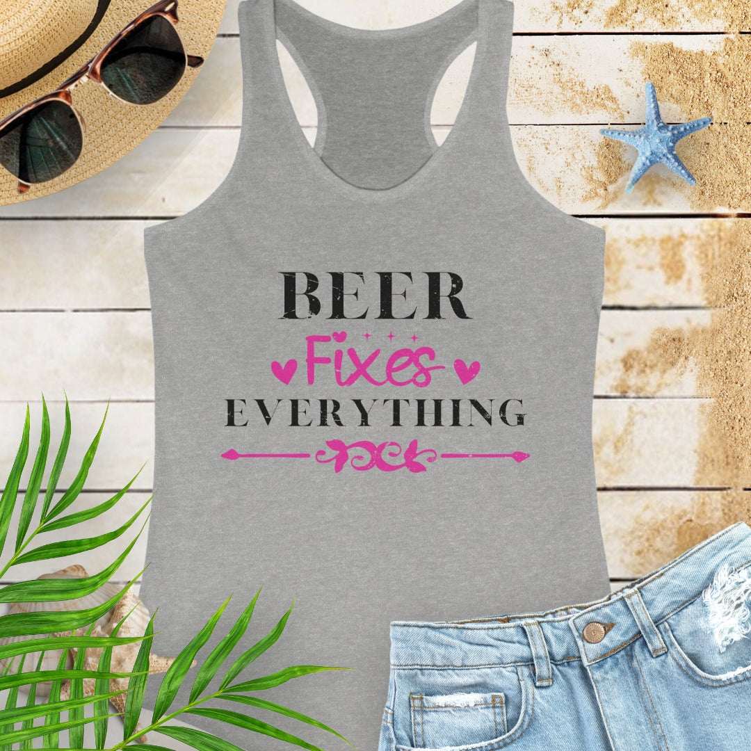 Beer Fixes Everything Women's Tank Top