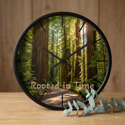 Redwood Forest Decorative Clock ~ Personalized