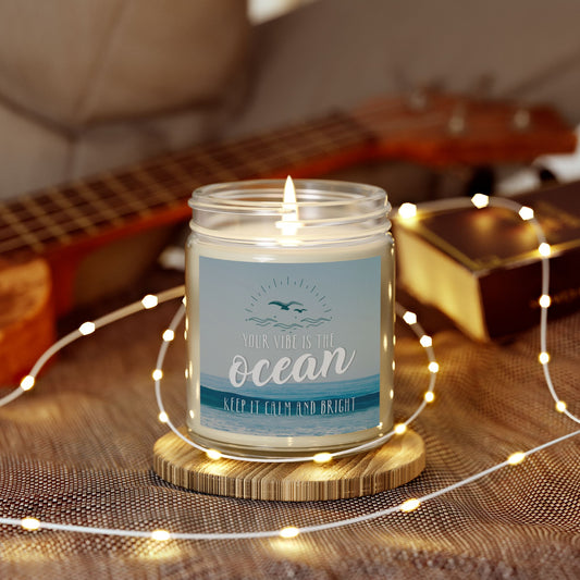 Ocean Vibe Scented Candle (4oz, 9oz)