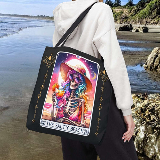 The Salty Beach Tarot Tote Bag
