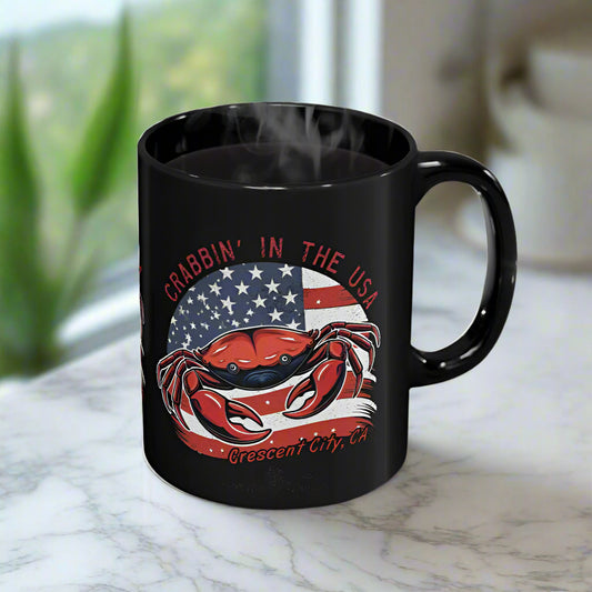 Crabbin’ in the USA Crescent City Mug