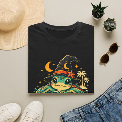 Turtley Wicked Shirt – Sea Turtle Witch Graphic T-Shirt  T-Shirt  Everythings Beachy