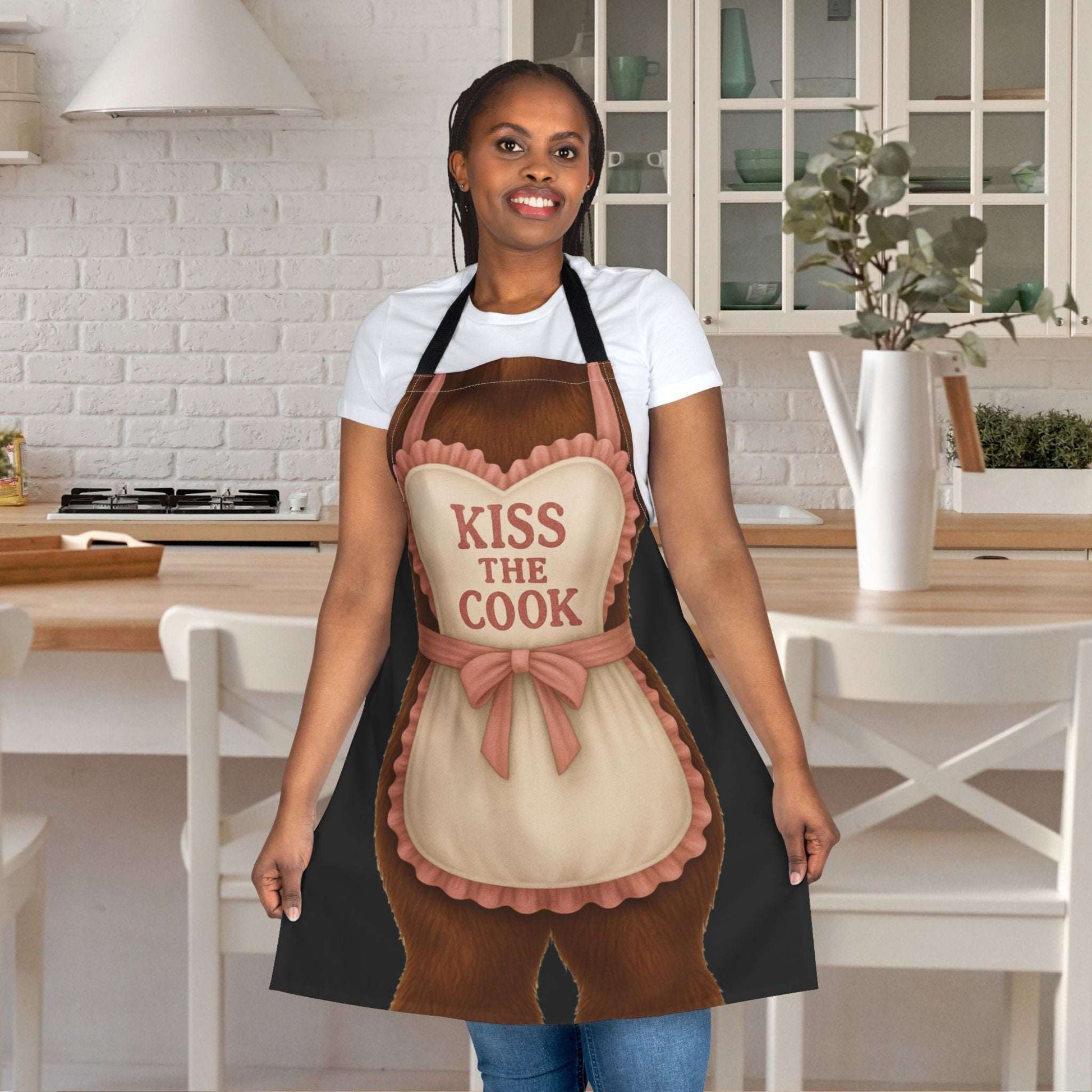 Kiss the Cook Bigfoot Apron