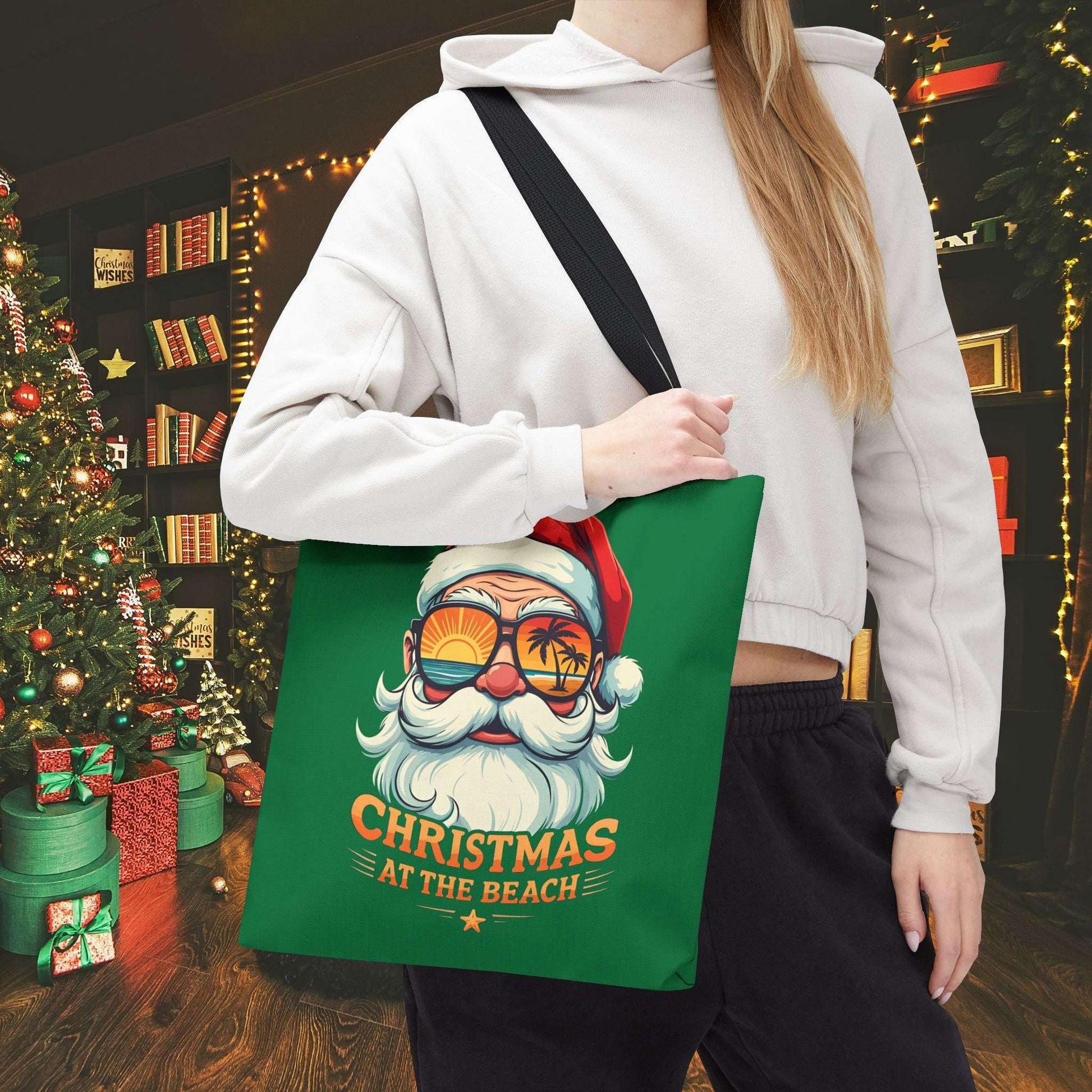 Beach Santa Tote Bag