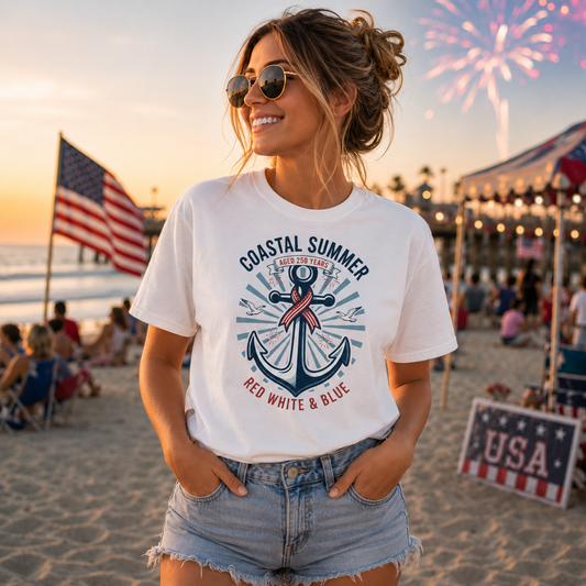 Coastal Summer 250th Anniversary T-Shirt