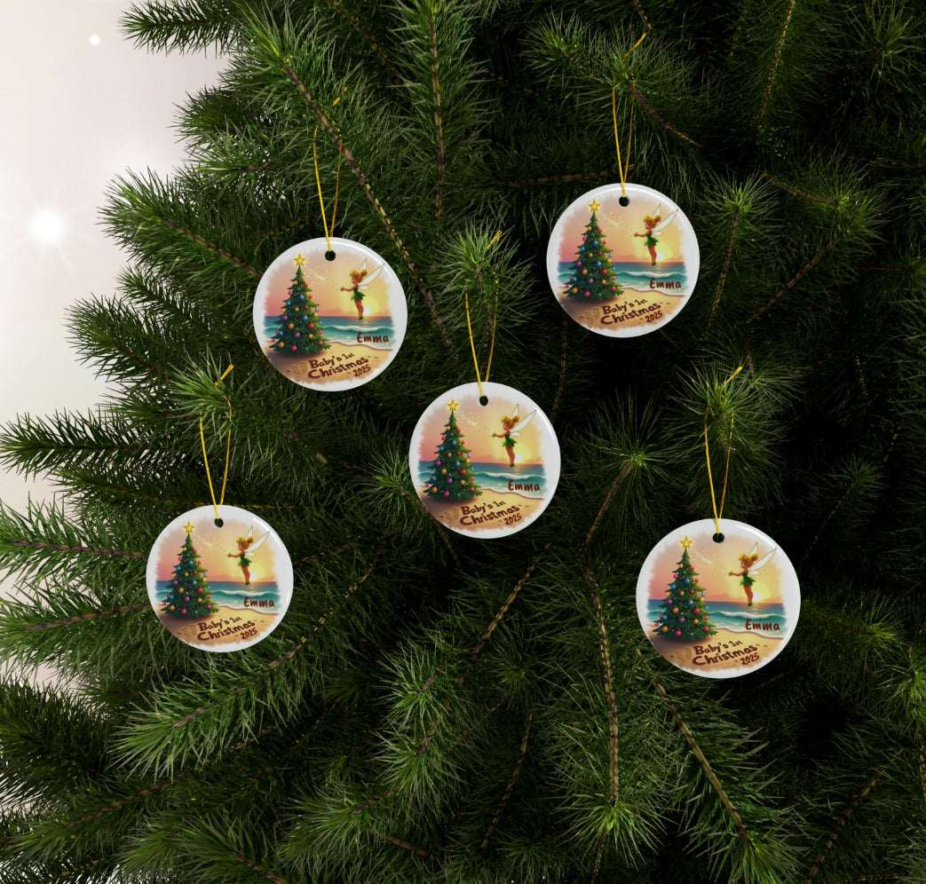 Fairy Baby's 1st Christmas Ornament | Personalized