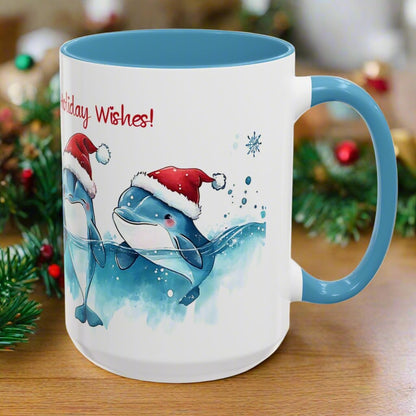 Merry Flippers and Holiday Wishes Mug