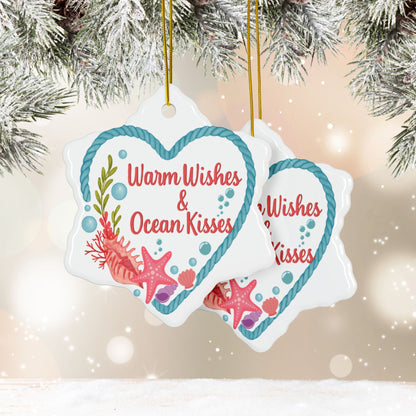 Warm Wishes Ocean Kisses Ornament Set