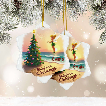 Fairy Baby's 1st Christmas Ornament | Personalized