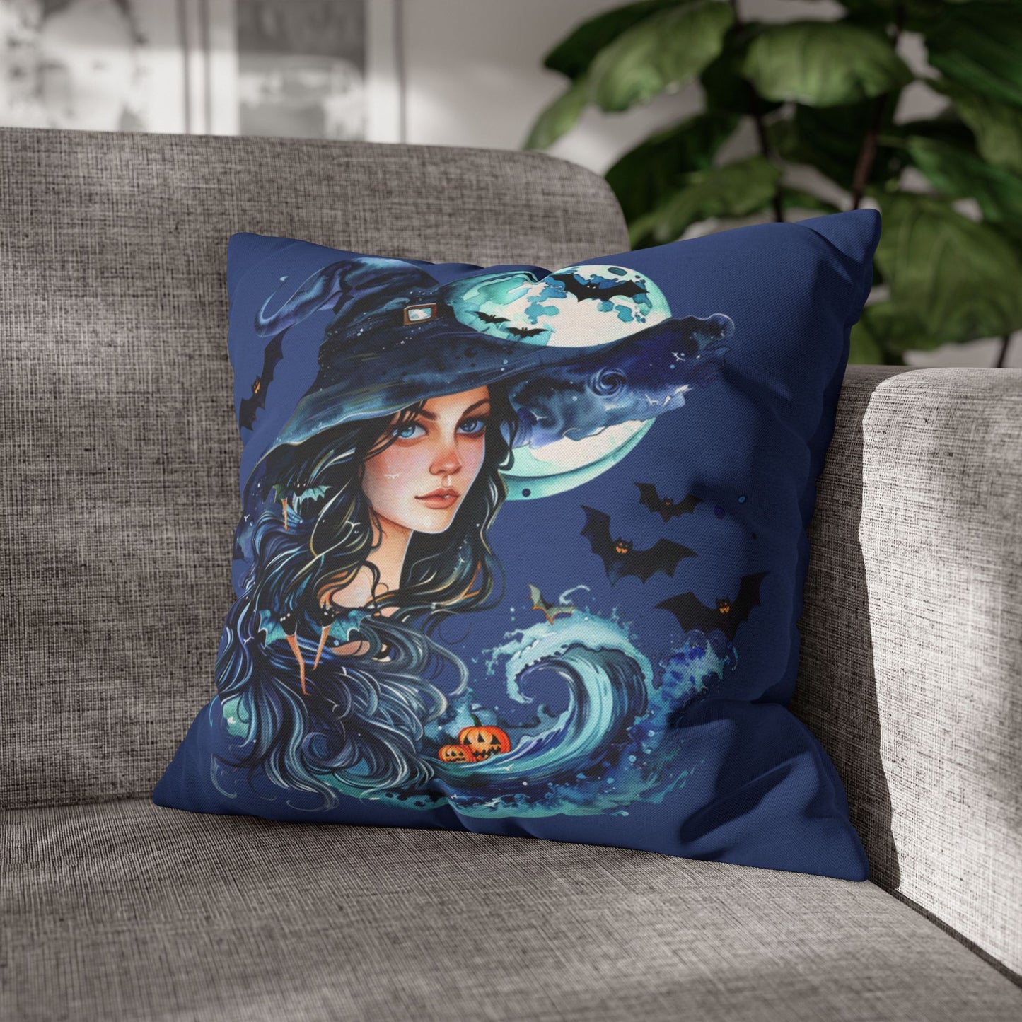 Mystical Witch Halloween Pillowcase