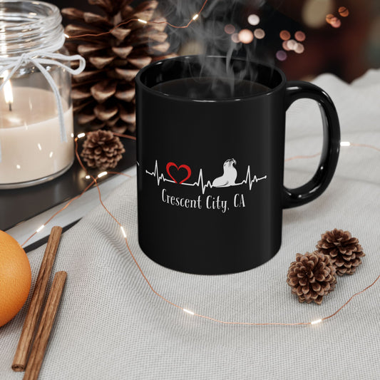 Sea Lion Love Crescent City Heartbeat Mug