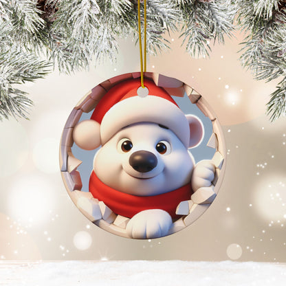 Polar Bear Breakout Ornament