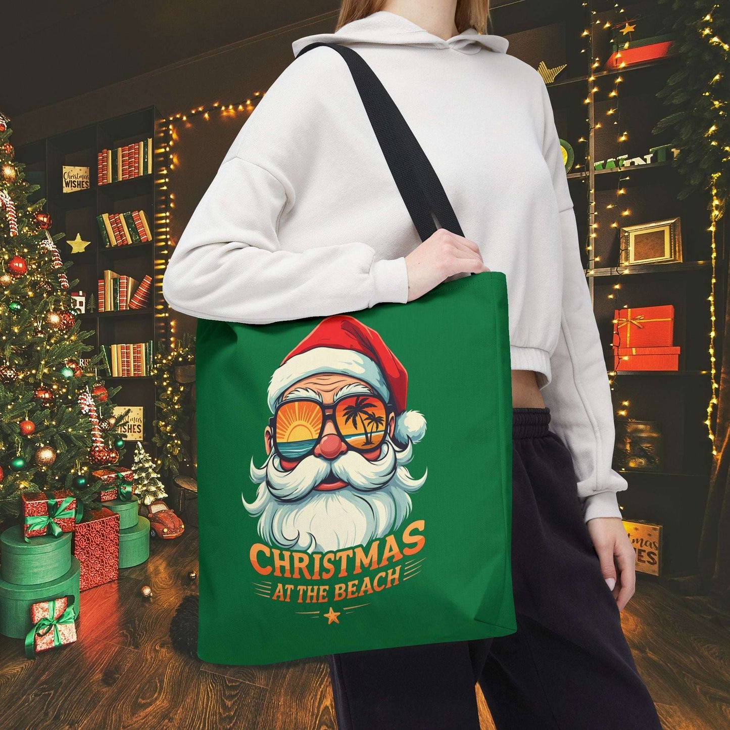 Beach Santa Tote Bag