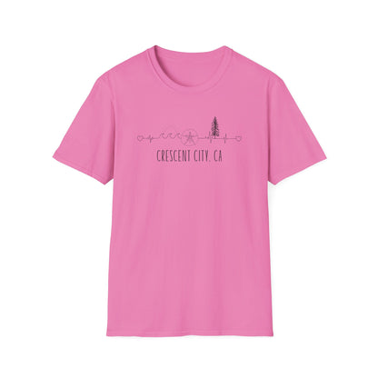 Heartline of the Coast T-Shirt - Crescent City, CA