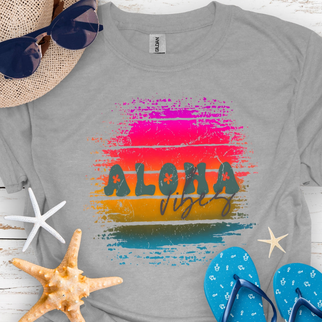 Aloha Sunset Vibes Tee