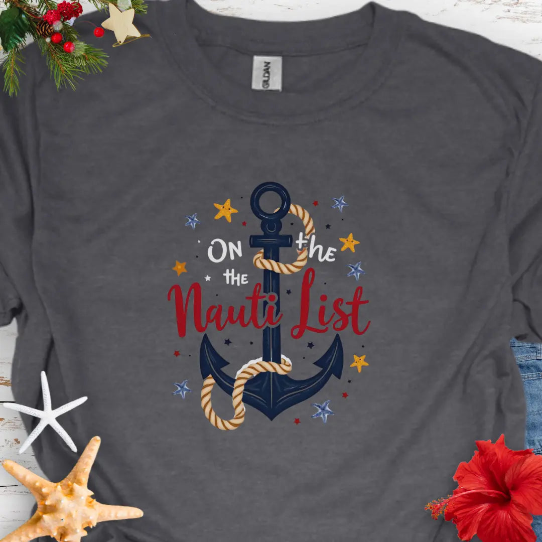 Anchor Nauti List T-Shirt  T-Shirt  Everythings Beachy