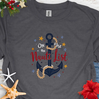 Anchor Nauti List T-Shirt  T-Shirt  Everythings Beachy
