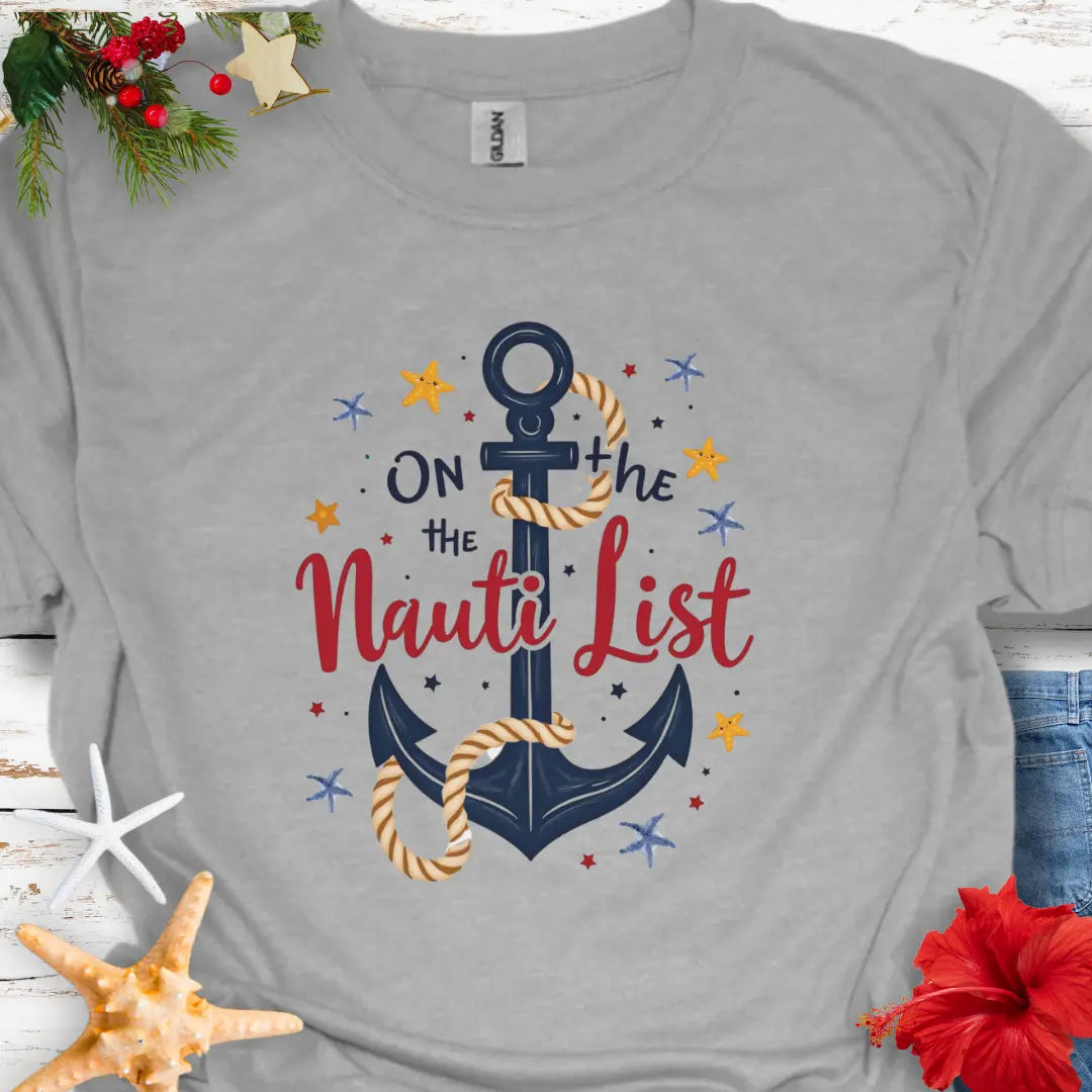 Anchor Nauti List T-Shirt  T-Shirt  Everythings Beachy