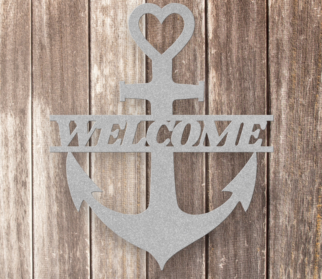 Welcome Anchor Metal Wall Art