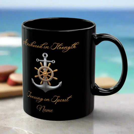 Anchored Spirt Mug ~ Personalized