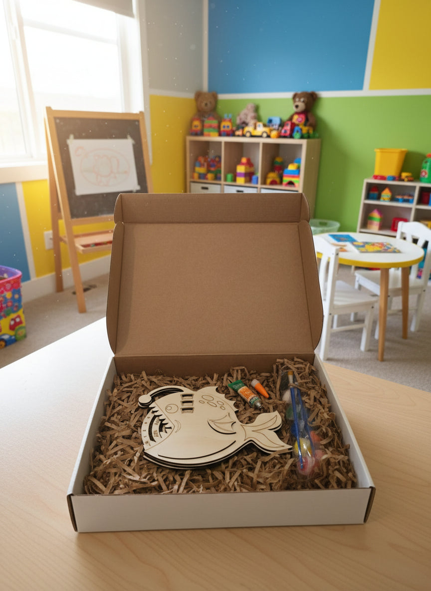 Angler Perpetual Calendar DIY Wood Painting Kit