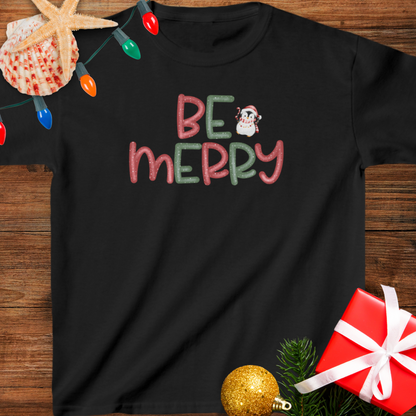 Be Merry Penguin Kids Tee