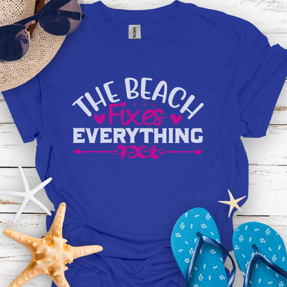 The Beach Fixes Everything Tee