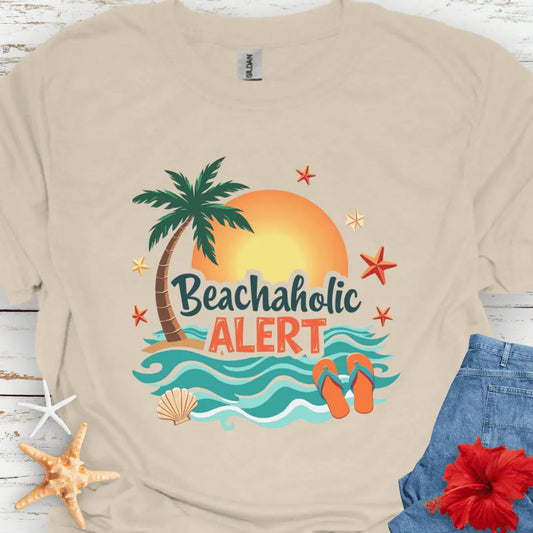 Beachaholic T-Shirt  T-Shirt  Everythings Beachy