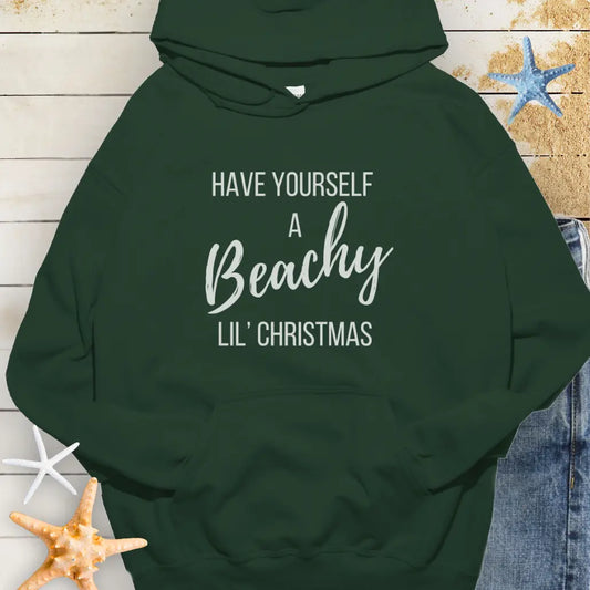 Beachy Lil Christmas Hoodie  Hoodie  Everythings Beachy