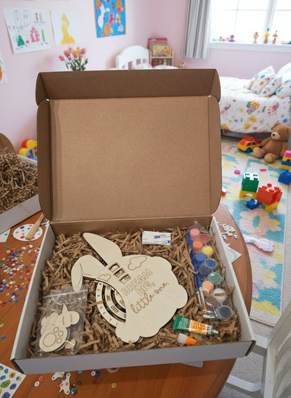 Bunny Perpetual Calendar DIY Wood Painting Kit