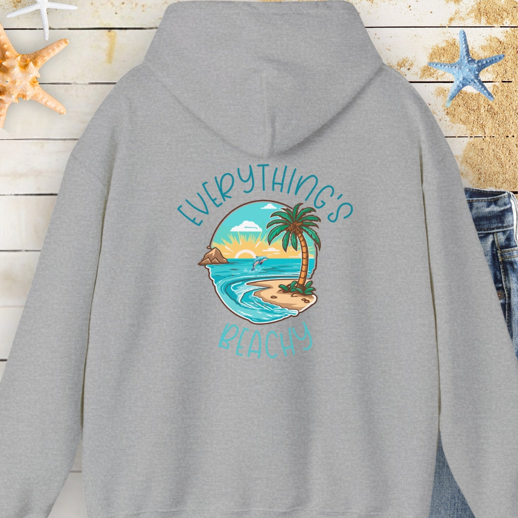 Everythings Beachy Hoodie (front/back)