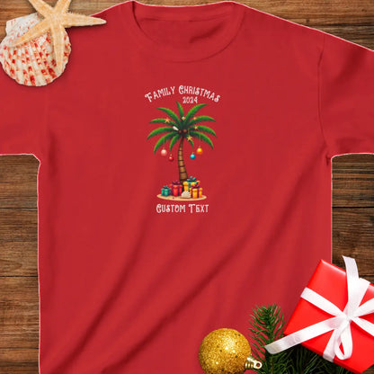 Family Christmas Child's T-shirt | Personalized  Kids clothes XL-Red Everythings Beachy