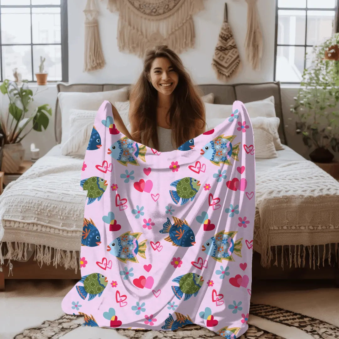 Fish Love Blanket