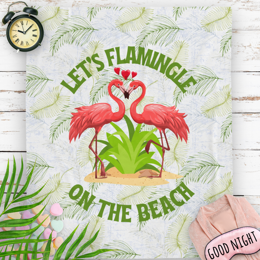 Let's Flamingle Blanket