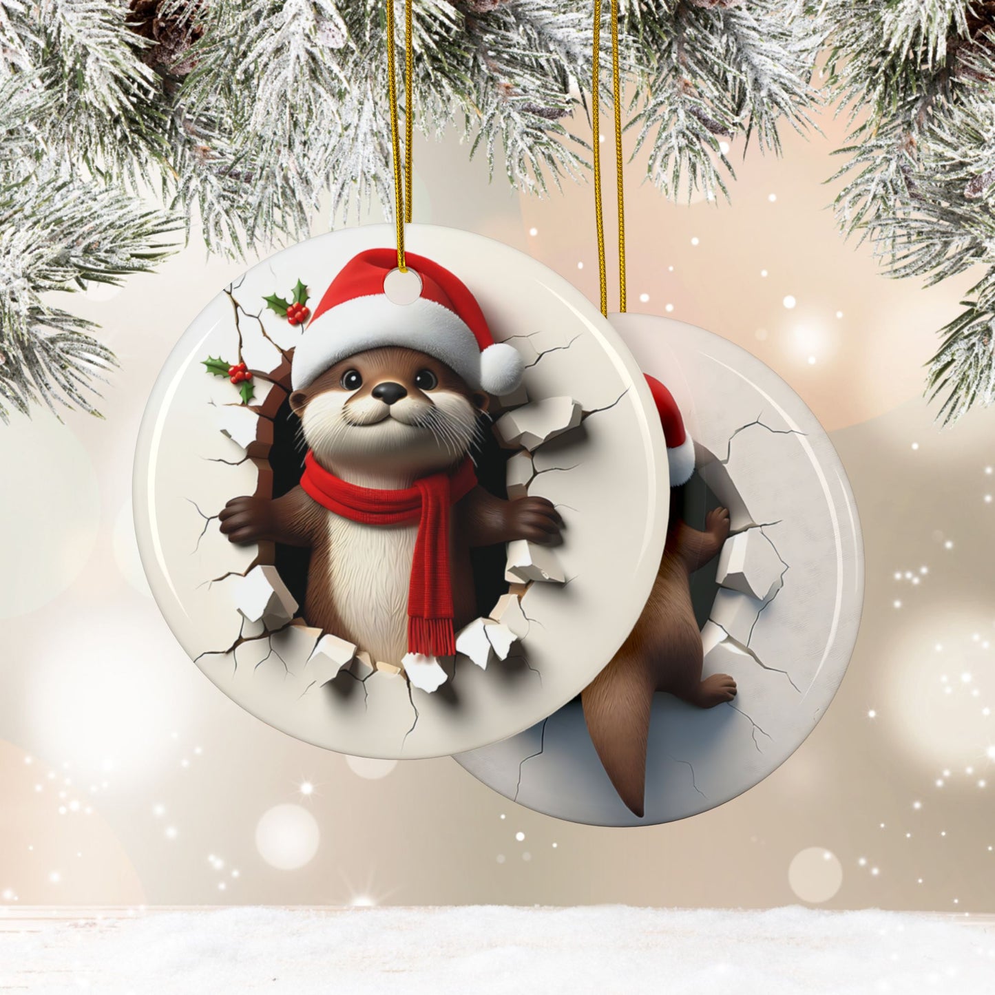 Otter Breakout Ornament