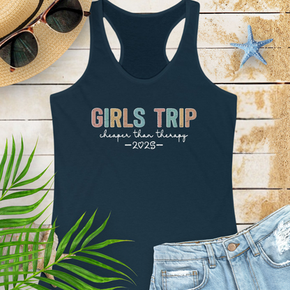 Girl's Therapy Trip 2025 Tank Top