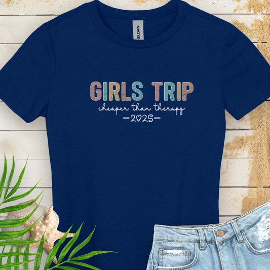 Girl's Trip Therapy 2025 Women's Tee