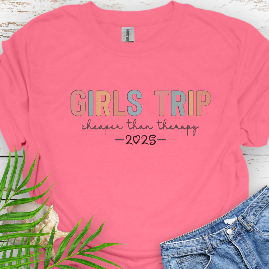 Girl's Trip Therapy 2025 T-Shirt