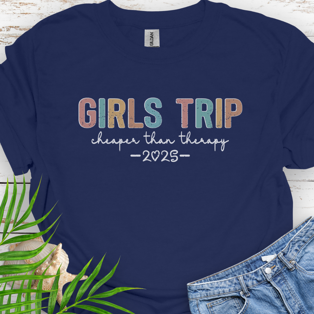 Girl's Trip Therapy 2025 T-Shirt