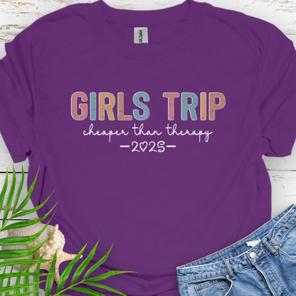 Girl's Trip Therapy 2025 T-Shirt