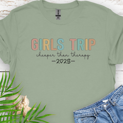 Girl's Trip Therapy 2025 T-Shirt