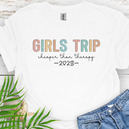 Girl's Trip Therapy 2025 T-Shirt