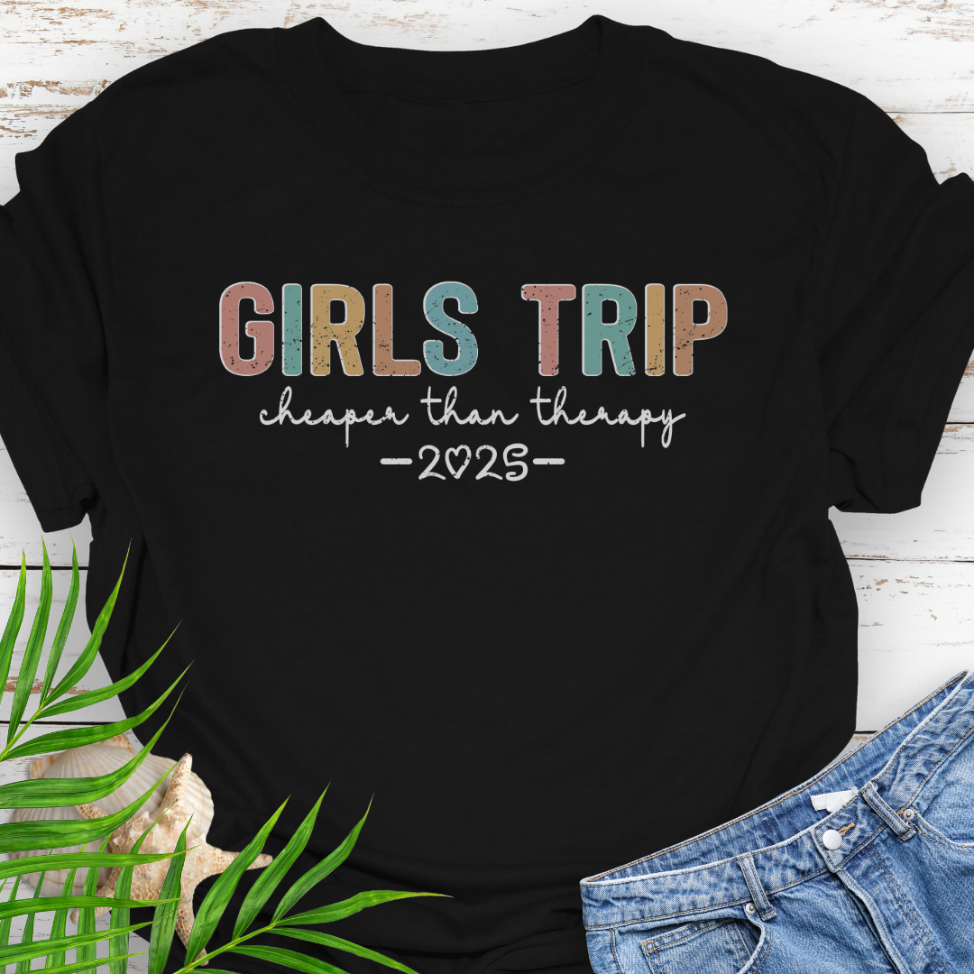 Girl's Trip Therapy 2025 T-Shirt