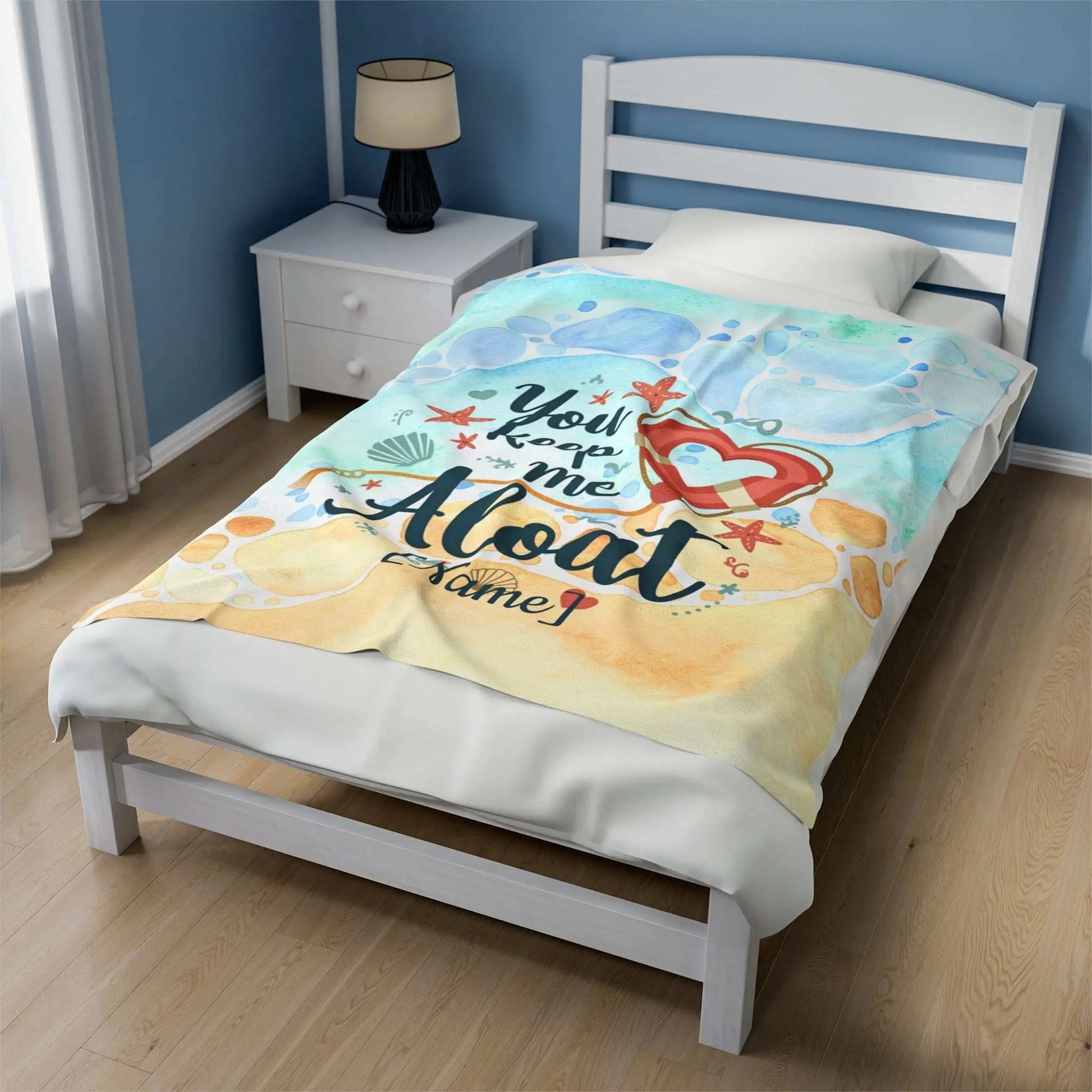 Keep Me Afloat Blanket ~ Personalized