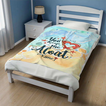 Keep Me Afloat Blanket ~ Personalized